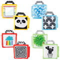 Sassy Reversible Soft Sensory Activity Panels, 4Count, Ages 0+ Months (Pack of 6)