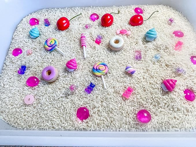 Sweets Sensory Bin For Children