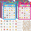 SpriteGru Birthday Bingo Game, 25PCS Bingo Board Card, 25 Players Birthday Party Game Set for Kids or Adults, Party Favor Decoration Supplies