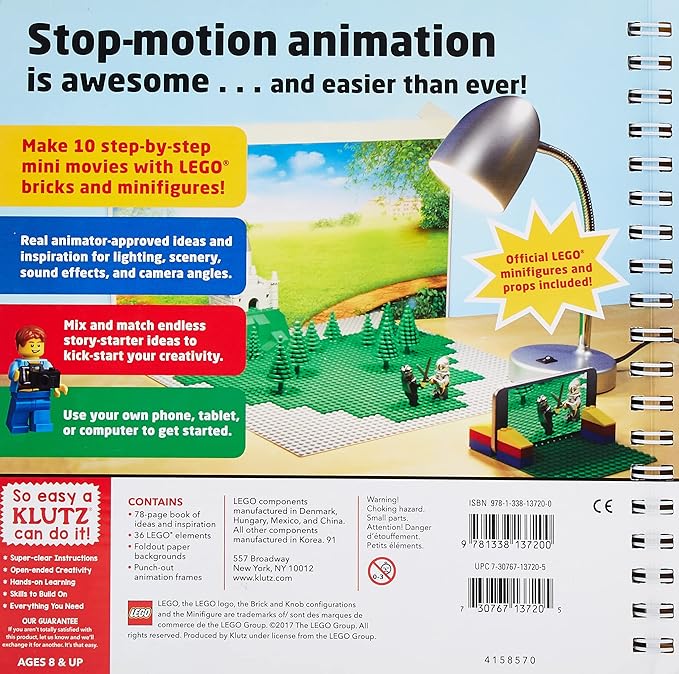 Klutz Lego Make Your Own Movie, Multicolored