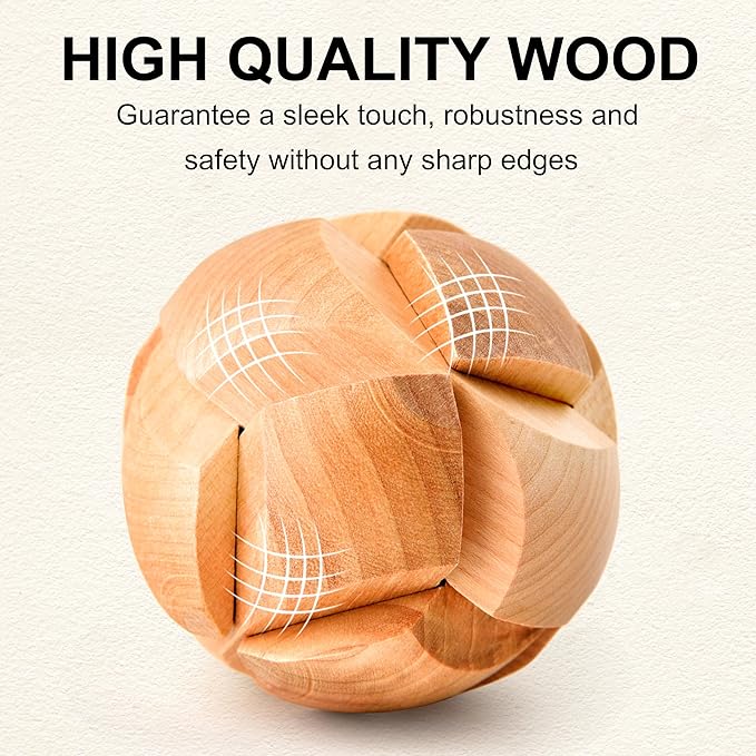 Metal Brain Teaser Puzzles Ring Puzzles Metal Wooden Brain Teaser Puzzle 16pcs Logic Metal Puzzle for Adult Kid Toy Lock Puzzles Gift for Adults Teenagers Kids