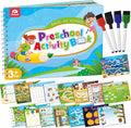 Coogam Magic Writing Practice for Preschool with Color Pattern, Learn to Write Workbook for Kids Age 3-12 Toys, Reusable Alphabet Numbers Tracing Book Learning Activities