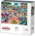 Boardwalk Puzzles The Zoo, 500 Piece Jigsaw Puzzle for Adults, Made in USA