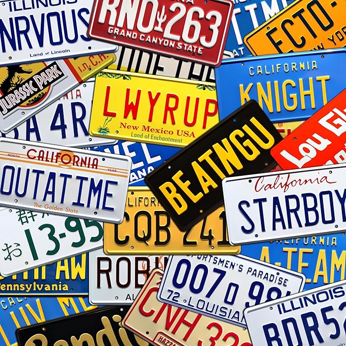 Wednesday | Nevermore Academy | Metal Stamped License Plate