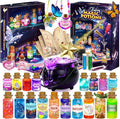 Fairy Unicorn Magic Potion Kits for Girls - 22PCS Bottles Kids Potion Making Kit, Mystery Magic Mix Kit for Kids Age 6-8&8-12, Creative Craft Toy for Christmas Halloween Birthday Party