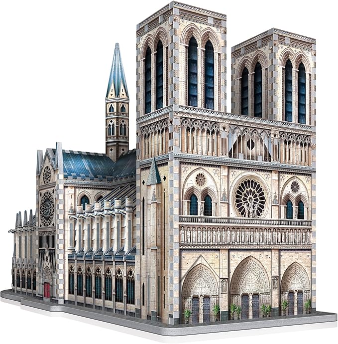 Wrebbit3D Notre-Dame de Paris 3D Puzzle | 830 Jigsaw Puzzle Pieces | Castles and Cathedrals Collection