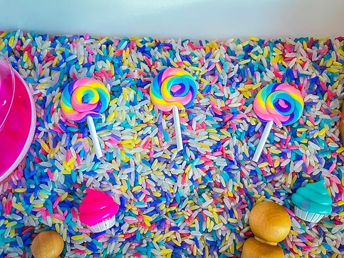 Sweets Sensory Bin For Children