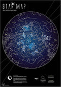 Maps International Glow in The Dark Constellation Map – Illuminates After Dark – 33 x 23