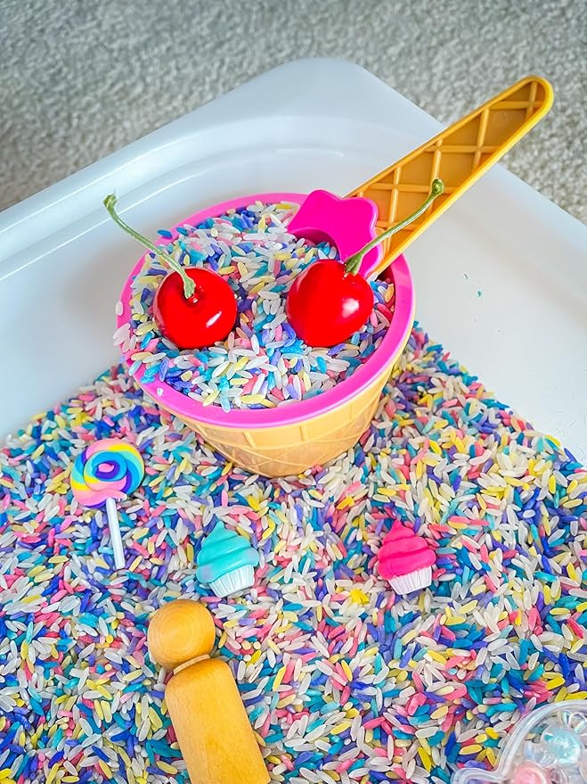 Sweets Sensory Bin For Children