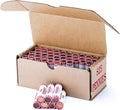 Penny Storage Box Red Holds 50 Wrapped Coin Rolls, 50 Boxes