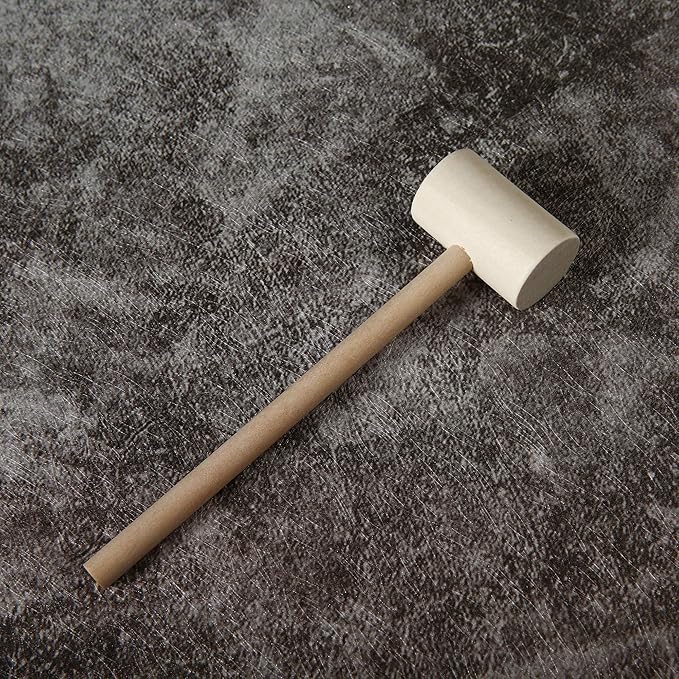 18 Pcs Mini Wooden Hammer Creative Pounding Educational Mallet for Boys and Girls
