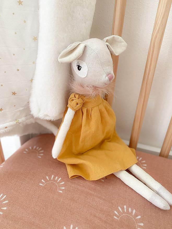 MON AMI Bambi Deer Stuffed Animal Doll - 17", Deer Plush Toy for Kids of All Ages, Use as Toy or Room Décor