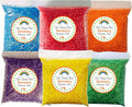 The Wood Etch - Rainbow Colored Rice, Vibrant Sensory Bin Filler for Kids, Art & Craft Learning, Safe & Non-Toxic, Made in USA, 6 Lbs Bulk Pack for Creative Play, Color Perception & Fun Activities