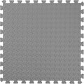 IncStores 1/2 Inch Thick Diamond Soft Foam Flooring Tiles | High-Density Interlocking Foam Tiles for Rugged Style in Your Home Gym, Playroom, and More | Grey, 6 Tiles