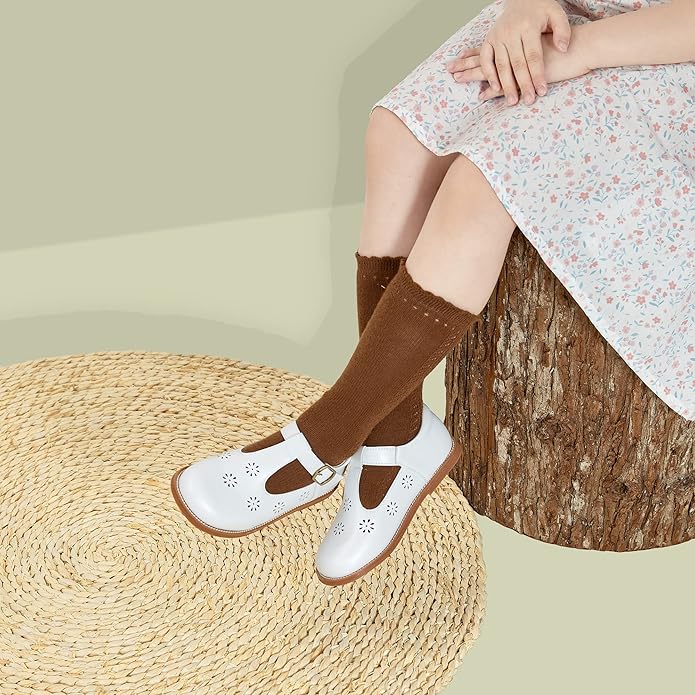 Felix & Flora Toddler Little Girl Mary Jane Dress Shoes - Ballet Flats for Girl Party School Shoes