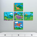 ArtPops Coloring Boxes – Pop-Up Pre-Printed Coloring Box Set – DIY Wall Art Kit for Kids – Eco-Friendly, Easy to Hang, No Frame Needed – 5-Pack, Epic Dinos
