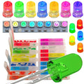 EEEEE (10 Types) 180 pcs Long Lead 5mm LED kit and LED diode Lights Emitting Diode LED Assortment Kit for Tiny Small led and Single led Light led 5mm led Lights led diode Lights diode led