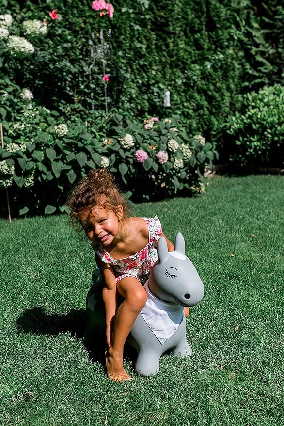 Kindsgut Bouncy Animal Hopper Pony for Children, Designed in Germany, Playful and Modern Colors, air Pump Included, Indoors and Outdoors