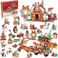 24-Day Building Block Countdown Calendar 2024 for Kids and Adults 24 Days of Building Fun with 12-in-1 Surprise Models