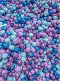 Colored Chickpeas for Sensory Play and Sensory Bins - Many Different Seasonal Colors (4 Cups, Frozen)