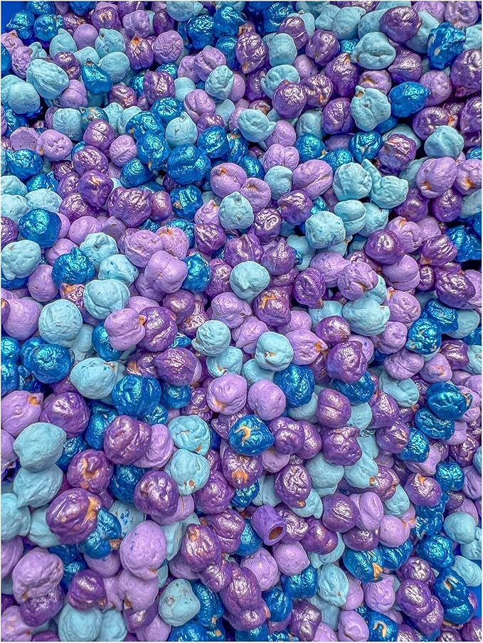 Colored Chickpeas for Sensory Play and Sensory Bins - Many Different Seasonal Colors (2 Cups, Frozen)