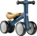 Retrospec Cricket 2 Baby Walker Balance Bike with 4 Wheels - Safe Learning Toy for Ages 12-24 Months - Scratch-Resistant Indoor Outdoor Toddler Riding Toy with Steering Limit & Soft Grips