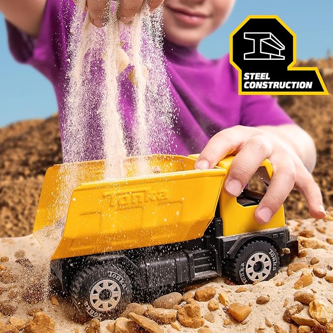Tonka - Steel Classics Giga Series - Dump Truck & Excavator, 2-Pack