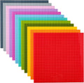 Strictly Briks Building Base Plates - 10x10 in, Stackable Building Plates with 32 x 32 Studs, Mats, Bases, Boards, Sheets 100% Compatible with All Major Brands, Vibrant Colors