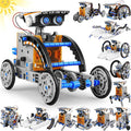 Bottleboom STEM 13-in-1 Education Solar Power Robots Toys for Boys Age 8-12, Educational Toy Science Kits for Kids Experiment Robotics Set Birthday Gifts for 8 9 10 11 12 Years Old-Green