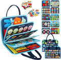 Toddler Busy Board Montessori Toys for 3 Year Old Birthday Gifts for Kids 10 Pages in 1 Soft Felt Activity Book Develop Fine Skills Educational Learning Sensory Travel Toys for Airplane Car
