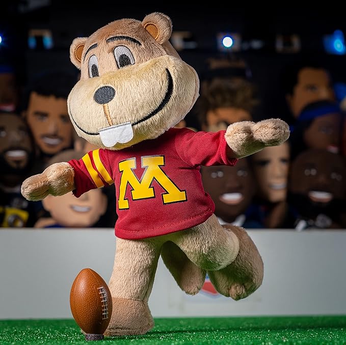 Bleacher Creatures University of Minnesota Goldy Gopher 10" Plush Figure - A Mascot for Play or Display