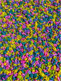 2 Cups of Tropical Rainbow Alphabet Pasta Sensory Bin Filler for Senosry Table
