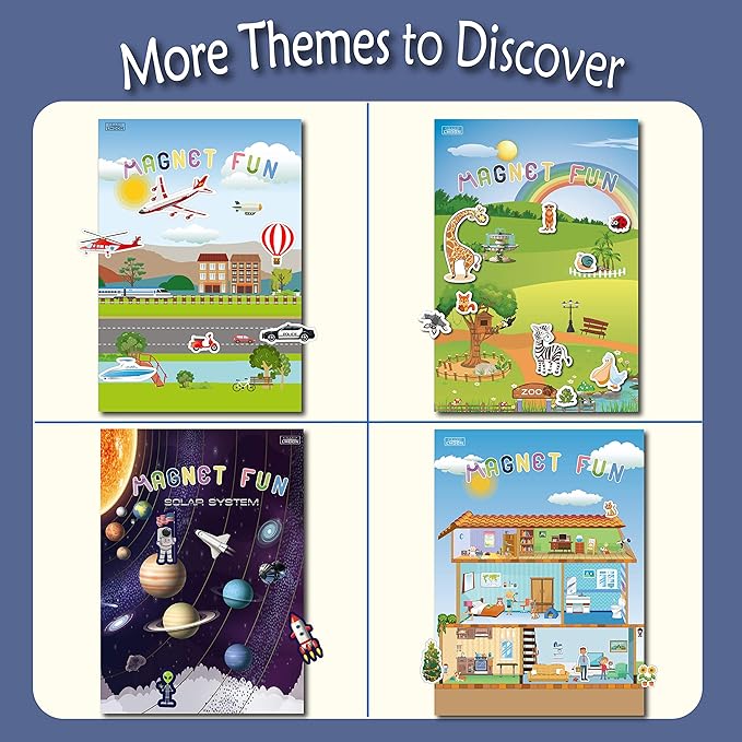 Magnetic Portable Playboard Farm Life (58 Pcs)