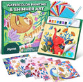 JoyCat Paint with Water Coloring Books, Art & Craft Activity, No Mess Art for Kids Ages 4-8, Craft Kits & Supplies, DIY Creative Activity, Presents for Girls & Boys (Animals)