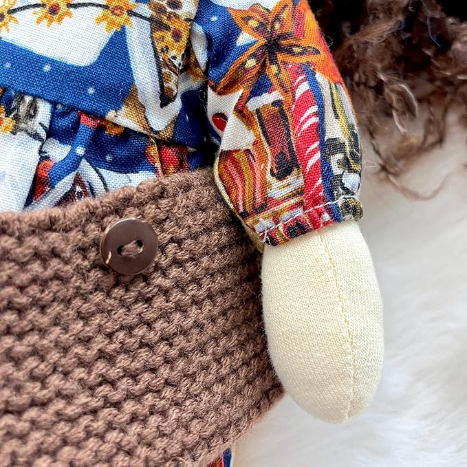 BlissfulPixie Easter Waldorf Doll - Handmade Rag Doll Plush Doll Birthday Present with Beautiful Present Box-Olivia 12"