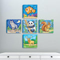 ArtPops Coloring Boxes – Pop-Up Pre-Printed Coloring Box Set – DIY Wall Art Kit for Kids – Eco-Friendly, Easy to Hang, No Frame Needed – 5-Pack, Nature Pals