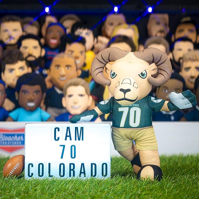Bleacher Creatures Colorado State Cam The Ram 10" Mascot Plush Figure - A Mascot for Play or Display