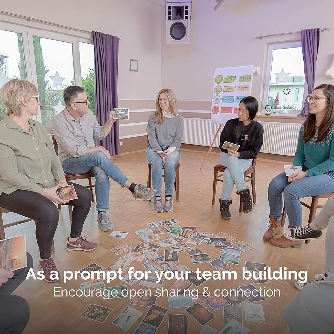 metaFox | Leading Change Postcards Pack | 52 Cards for Coaching & Change Management | Based on the 8-Step Process for Leading Change by John P Kotter