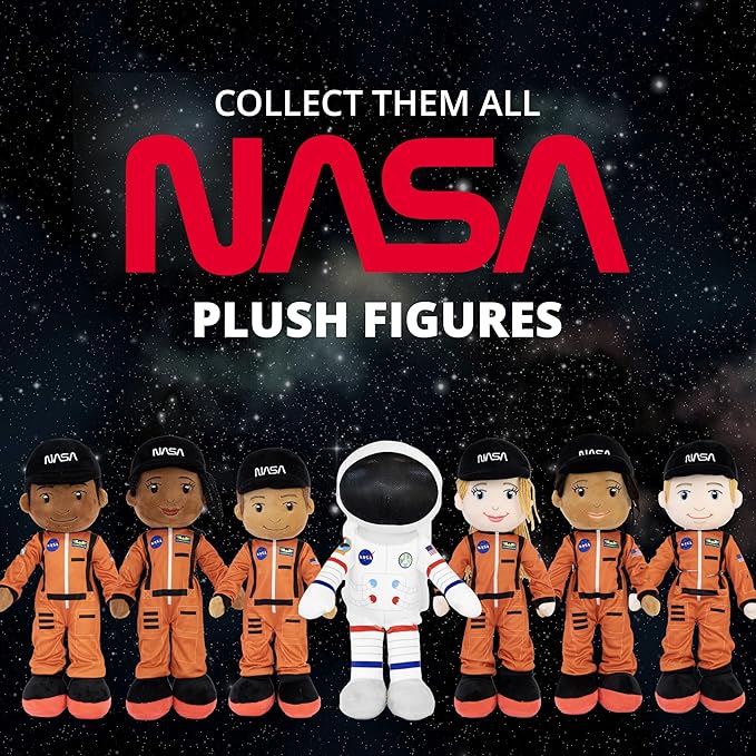 Playtime by Eimmie Soft Baby Doll - Plush Rag Dolls for 2 Year Old Girls Boys Toddler & Infants - Plush Doll - Astronaut Plush Washable Doll - Astronaut Toys 14" (NASA Astronaut 14") - Astronaut Doll