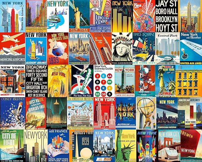 Re-Marks New York 500 Pieces Jigsaw Puzzle for All Ages