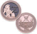 Armor of God Challenge Coin - Antique Copper - Collector's Medallion - Military Coins Designed by US Military Veterans