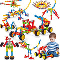 MOONTOY STEM Kits Building Toys for 3 4 5 6 7 8 Year Old Boy Girl Birthday Gift, Educational Building Blocks for Kids Ages 3-5 5-7 4-8 6-8, Preschool Engineering Set Creative Activities Classroom Game