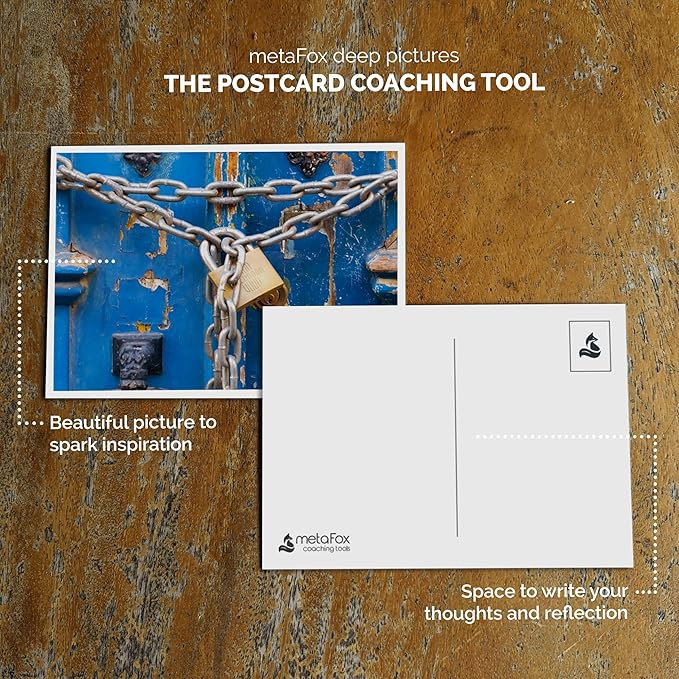 metaFox Coaching Postcards - Doorway Effect - 52 Cards to Spark Meaningful Conversations and Connections in Coaching and Therapy
