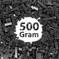 Bulk Black Building Bricks, Classic Building Blocks Compatible with All Major Brands