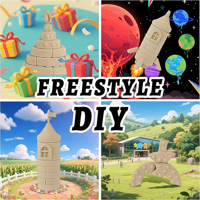 SIGHTEEDA Sand Play Kit for Kids 3-8 | 1.7 lbs Moldable Sensory Sand with Tools & Molds, Mess-Free Indoor Sandbox Toys, STEM Learning Activities Easy Clean Up