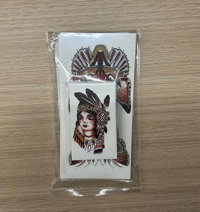77 Sheets Vintage Temporary Tattoo, Old School Temporary Tatoos Flower Swallows Butterflies Tiger Scorpion Snake Hand Owl Swords for Women Girls and Men, Half Arm Fake Tattoos for Adults Shoulder Arm