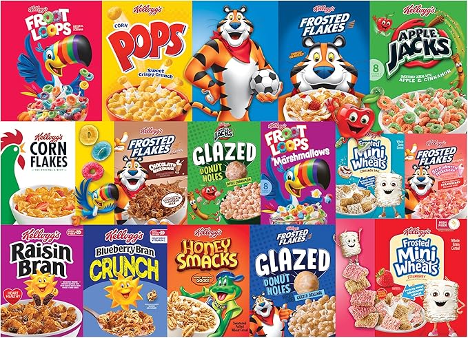 RoseArt - Kellogg's - Cereal Favorites Modern - 1000 Piece Jigsaw Puzzle