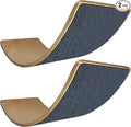 Adventure Awaits! Balance Wobble Board 2-Pack Natural Hardwood with Optional Felt Layer Included for Adventurous Kids or Yoga