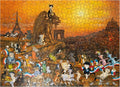MyPuzzle Cats in Paris - Sven Hartmann - Premium 500 Piece Jigsaw Puzzle for Adults