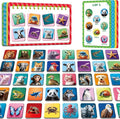 SpriteGru Magnetic Animal Matching Game, Funny Animals Learning Game, Race to Collect Your Lists Educational Toy for Boys & Girls at Home